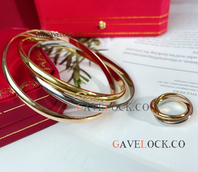 Cartier Trinity de Bracelet & Ring Set / Wholesale Price Cartier Trinity de Bracelet & Ring Set / Wholesale Price